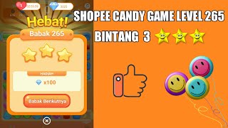 Shopee Candy Game Level 265 Bintang 3 ⭐⭐⭐