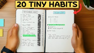 20 Tiny Habits That [Quietly] Transformed My Life