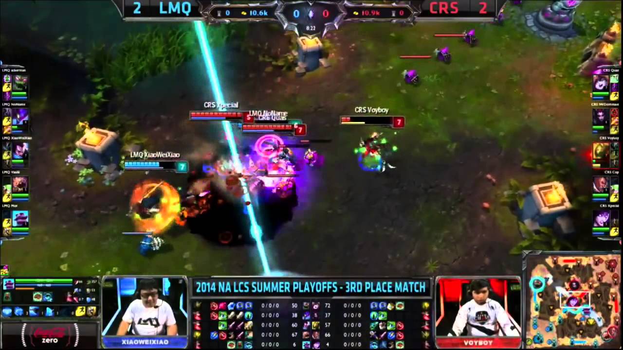 Incredible CRS First Blood Counter Gank - CRS vs LMQ
