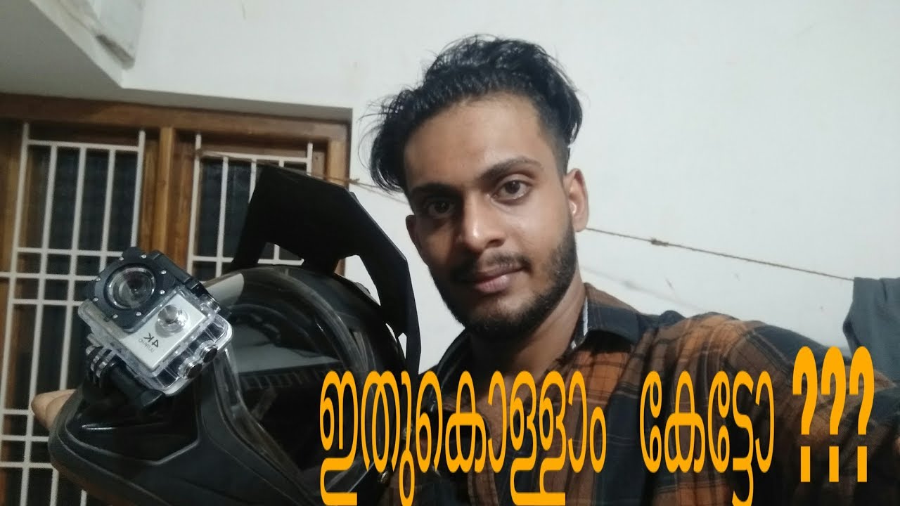 how to mount install action camera on vega off road helmet camera