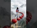 Floating fruit Bridge 😍 #satisfyingvideo #shorts #shortsfeed #usa