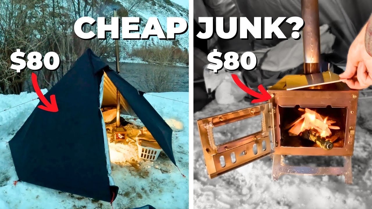 The Cheapest Hot Tent and Stove From AMAZON! 😳 YouTube