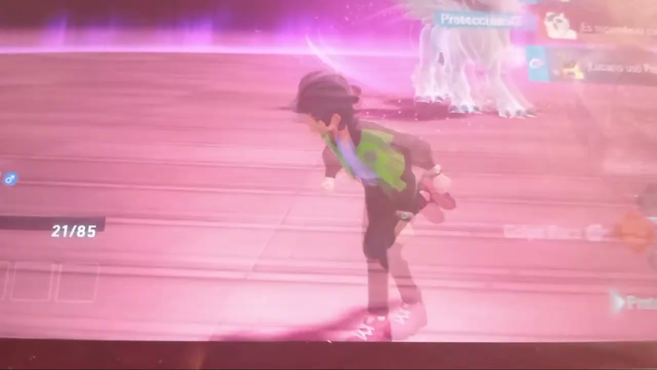 pokemon Z-A capturando pokemon raro y nuestra primera mega