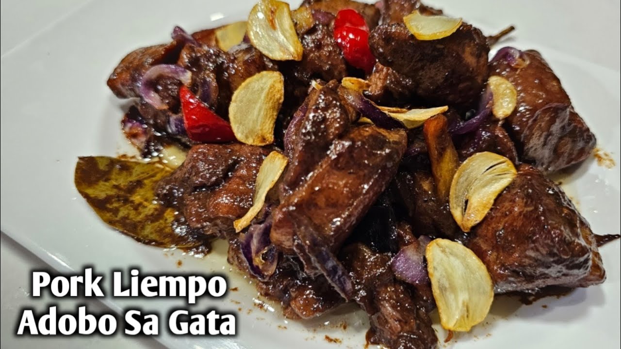 Pork Liempo Adodo Sa Gata Madiskarteng Nanay by mhelchoice YouTube
