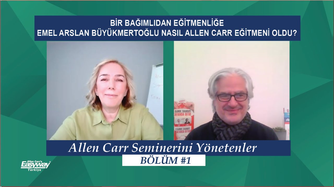Allen Carr Seminerini Yönetenler Emel Arslan Büyükmertoğlu 