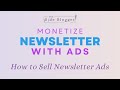Make Money With Your Email List: Sell Ads + How to Get Started
