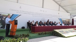 Inauguración de planteles de Educación Básica, en el Campo Militar 37-C screenshot 4