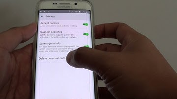 Samsung Galaxy S6 Edge: How to Delete Website Saved Password