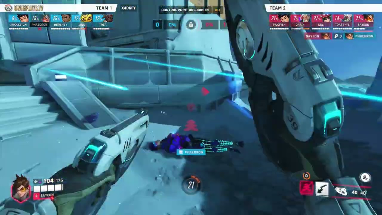 Perfect Tracer Game? by SAYEON — Overwatch 2 Replay X4DKFY