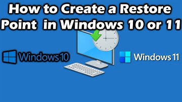 How to Create a Restore Point Manually in Windows 10