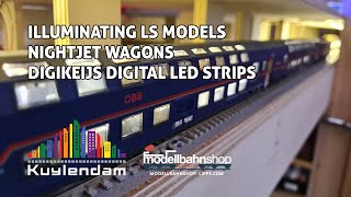 Illuminating LS Models Nightjet H0 wagons with digikeijs led strips