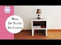 MESA DE NOCHE DE CARTÓN