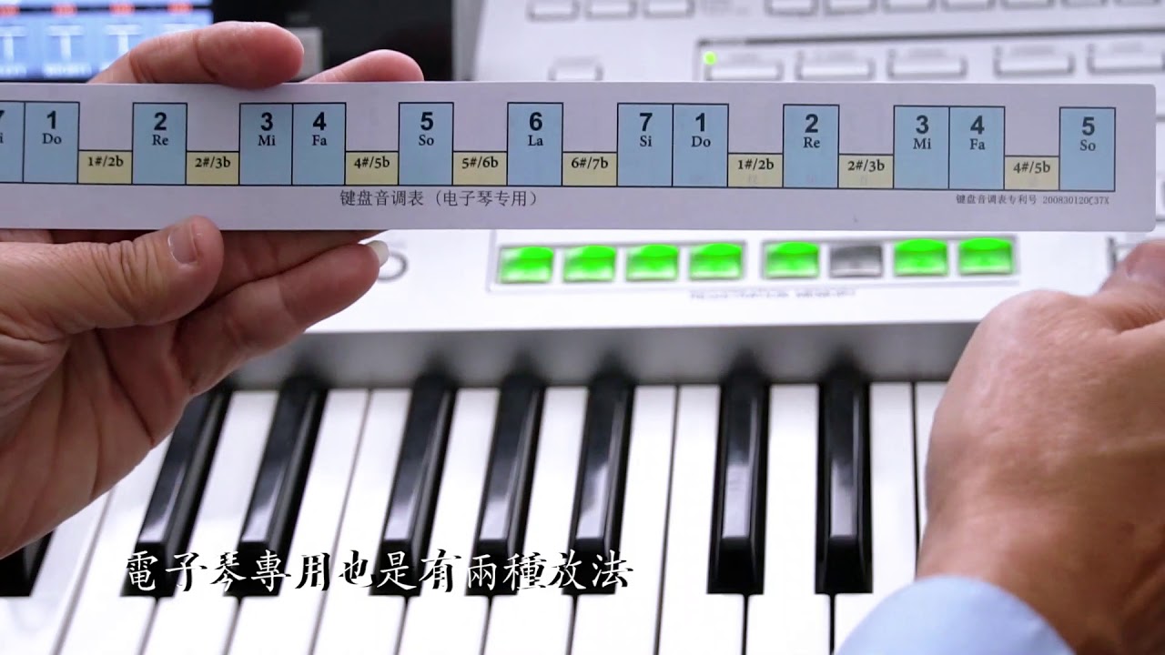 第1課：如何使用鍵盤音調表 How to Use the Special Ruler for Musical Keyboard? - YouTube