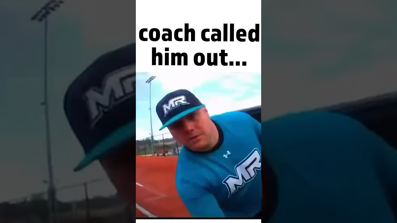 coach called him out...