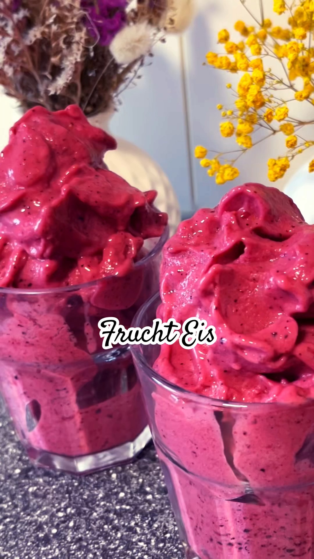 Fruchteis 🍓🫐 🍦 super cremig. Фруктовое Морожено - YouTube