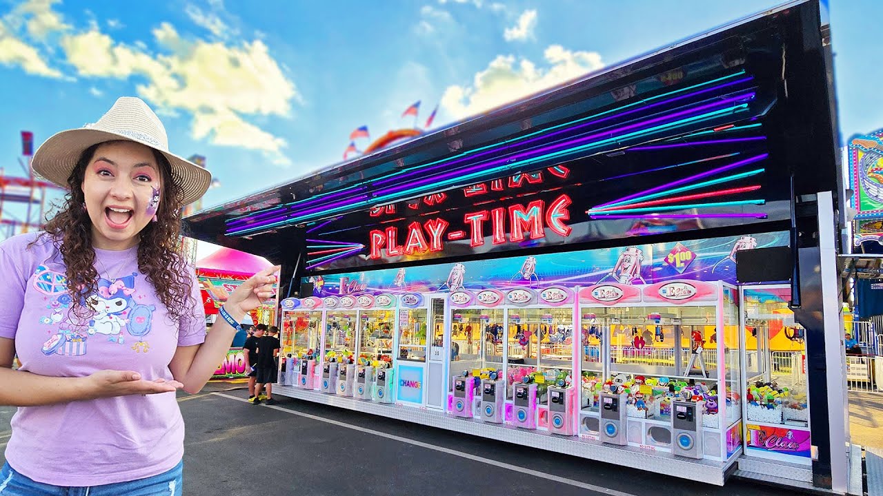 The Trailer FULL of Claw Machines at the Florida State Fair!