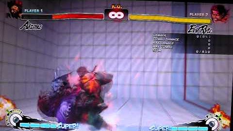 SSFIV AE Evil Ryu combo test