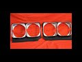 1968 1969 Skylark Headlight bezels