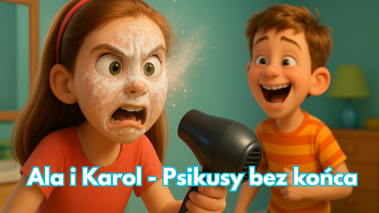 Ala i Karol - Psikusy Bez Końca . Zabawna Bajka Do Słuchania Na Dobranoc