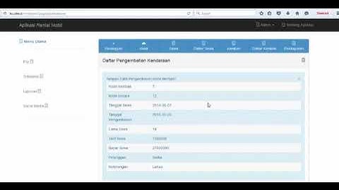 Source Code Aplikasi Rental Mobil Php Mysql
