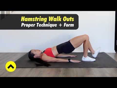 Hamstring Walk Outs | Proper Technique + Form Tips