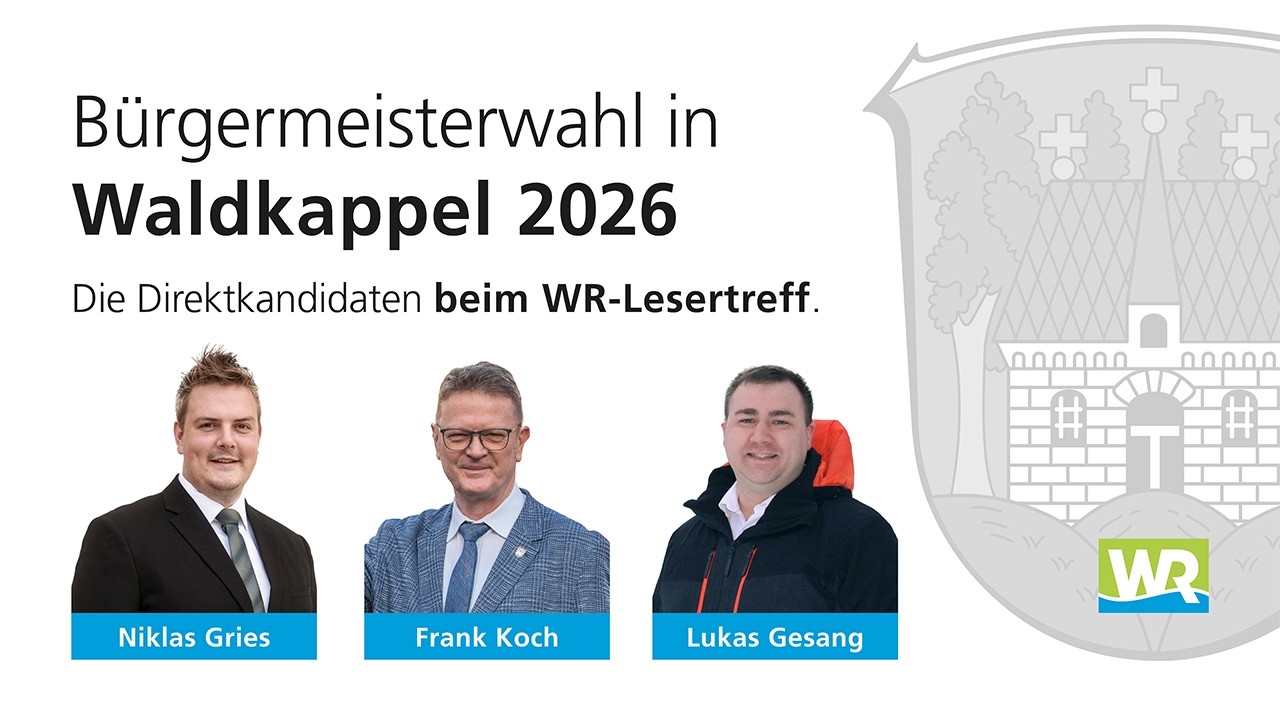 Bürgermeisterwahl in Waldkappel 2026 - Die Direktkandidaten beim WR-Lesertreff