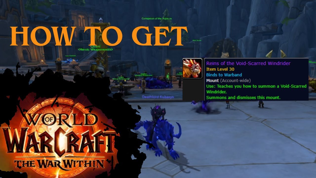 How to Get the VoidScarred Windrider 100 Drop Mount (2025,