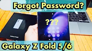 galaxy z fold 5: forgot password? let's try a factory reset (master hard reset)