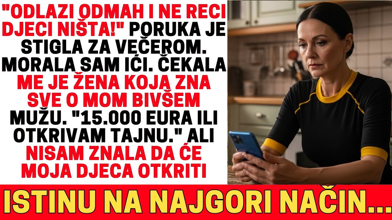 ZA VEČEROM S DJECOM DOBILA SAM PORUKU: 