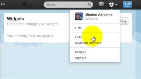 een twitter widget in joomla maken