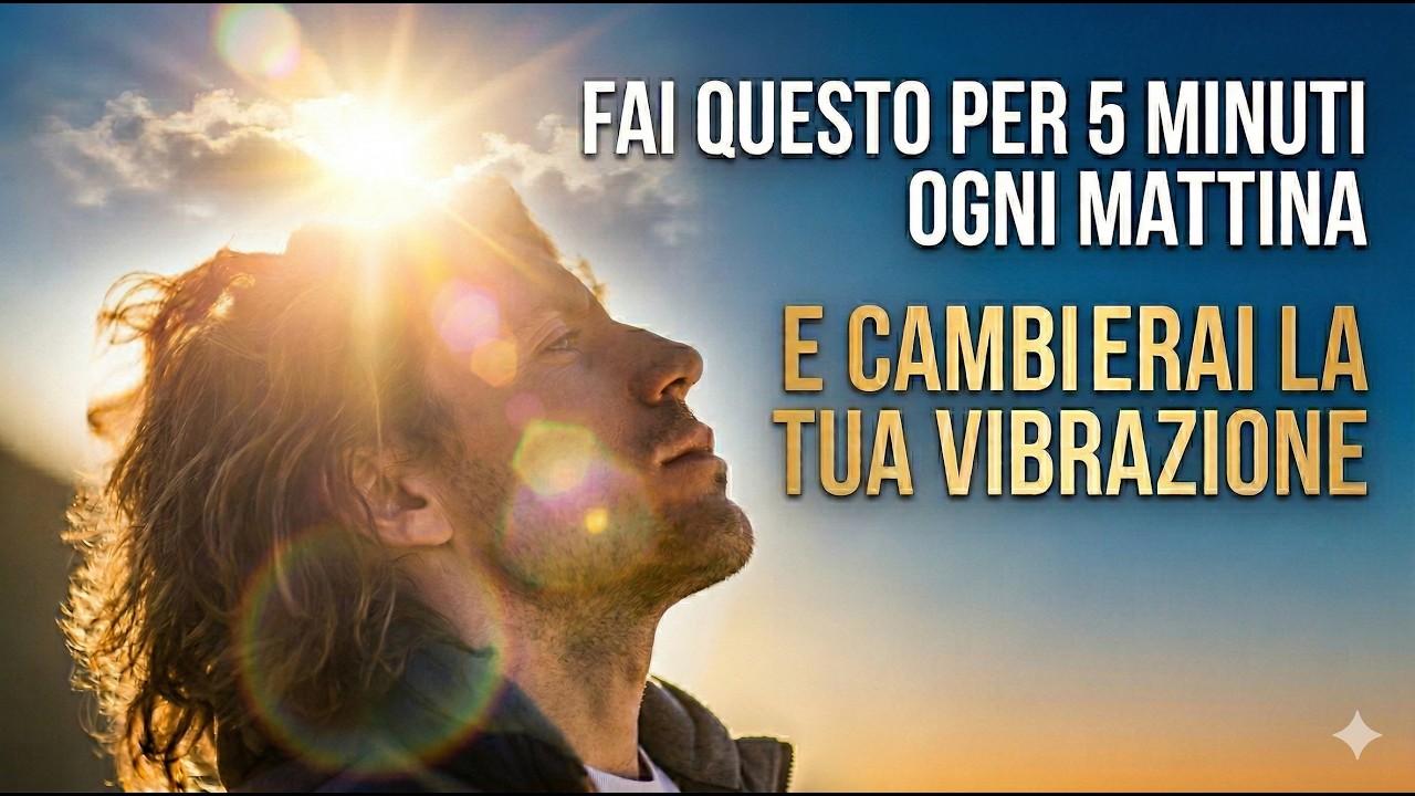 Fai questo per 5 MINUTI per ogni mattina e CAMBIERAI LA TUA VITA. - YouTube