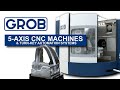 Incredible 5axis cnc machines  grob factory tour