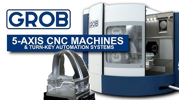 INCREDIBLE 5-Axis CNC Machines:  GROB Factory Tour!