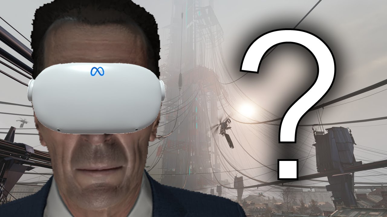 Half-Life: Alyx With Oculus Quest 2 - JEFF IS HUNGY #halflifealyx