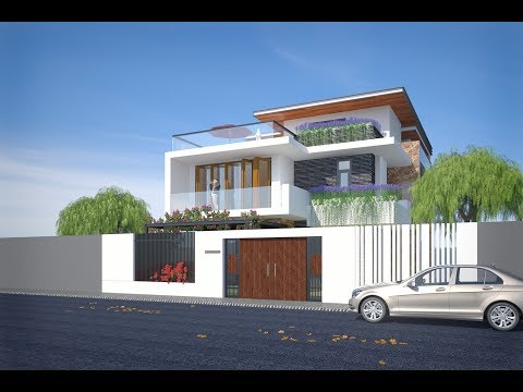 [ HOC 3DSMAX 2017] RENDER NỘI NGOẠI THẤT- HẬU KÌ PTS