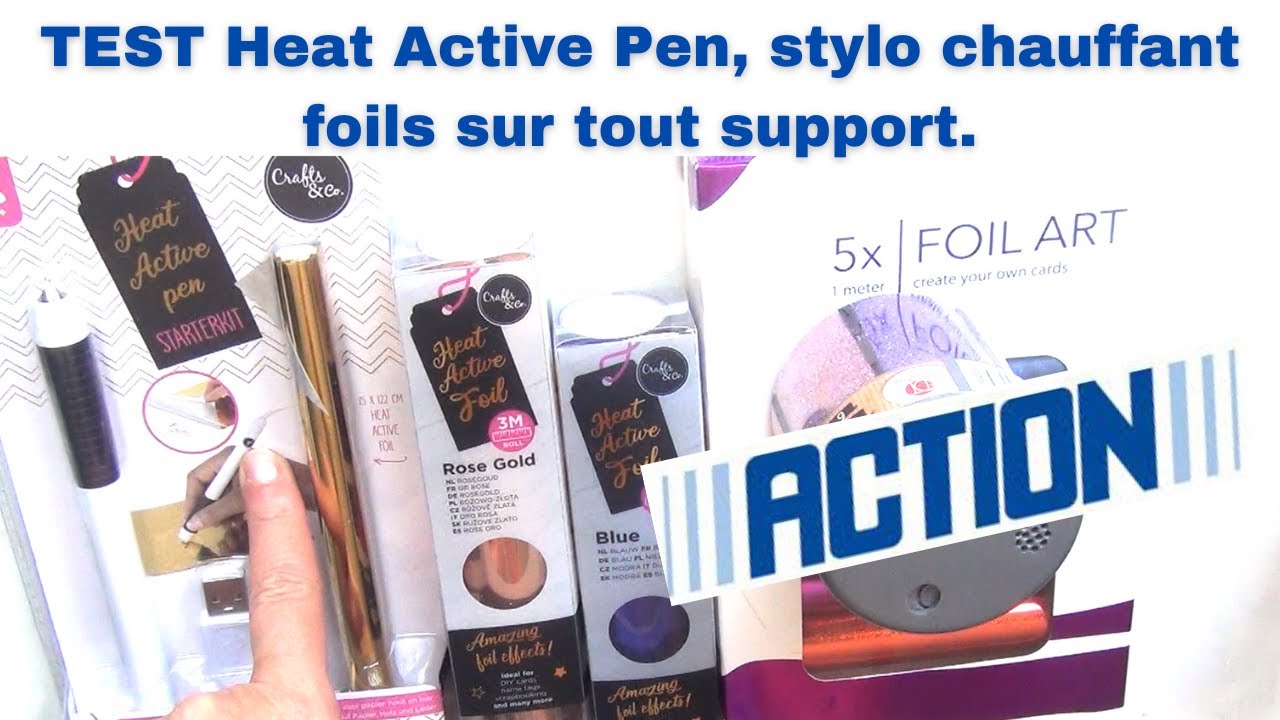 Stylo Chauffant USB Pour Gaufrage à Chaud - Kit Avec 4 Pointes Et Feuilles Or/argent - Scrapbooking, Cartes, Bois - 4