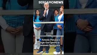 Antonio Percassi e Giorgio Gori apron la Camminata Nerazzurra: "Vogliamo un'Atalanta internazionale"