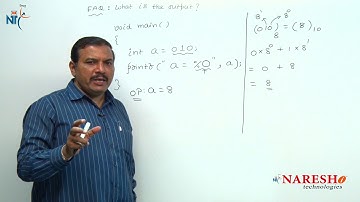Input-Output Functions FAQs  | C Technical Interview Questions and Answers | Mr. Ramana