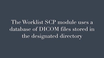 "Miele" DICOM Worklist System