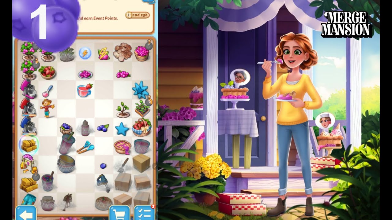 Merge Mansion Hopeberry Festival 2023🍓🫐🍇 Event Part1 YouTube