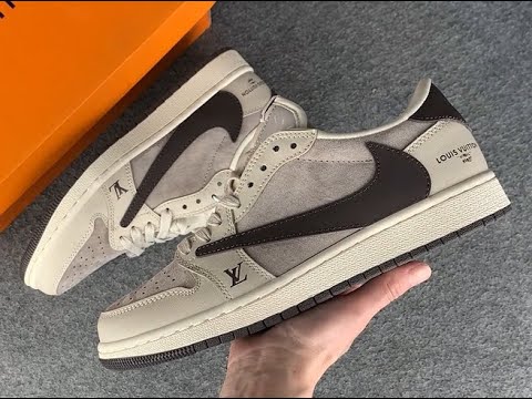 VL X Jordan 1 Retro Low OG SP Travis Scott LX1988-100 - YouTube
