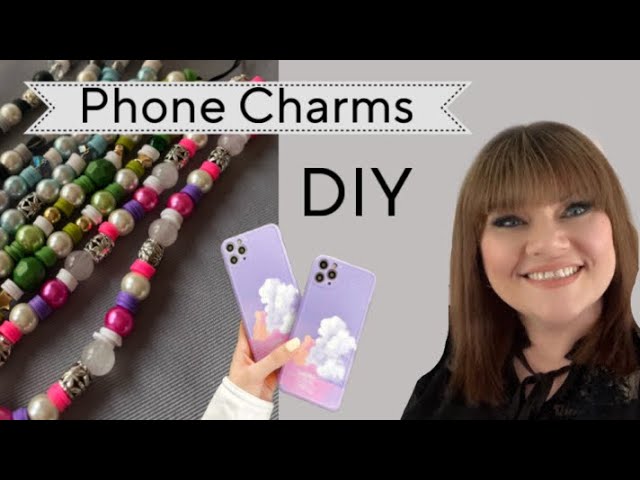 How To Make Trendy Phone Charms - DIY - Tutorial 