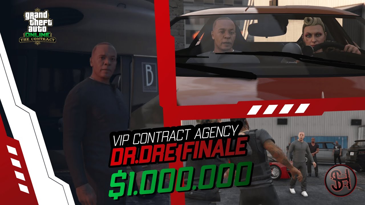 VIP CONTRACT AGENCY DR.DRE FINALE 1.000.000 (GTA V ONLINE PS4) YouTube