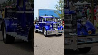 1945 Mack Fire Truck Custom Classic Drive By Engine Sound Troy Traffic Jam Car Show 2024
