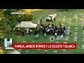 La familia y amigos más íntimos despiden a Diego Maradona en el cementerio