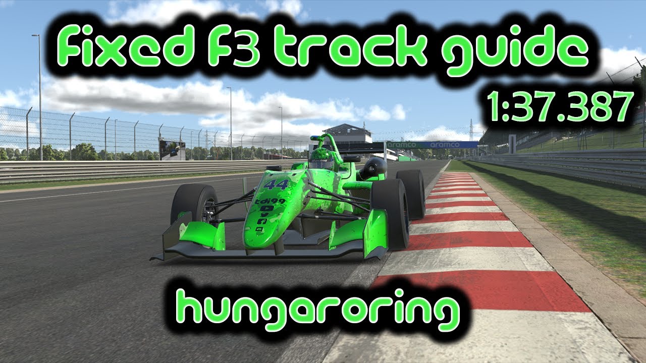 iRacing Track Guide Hungaroring | Fixed Dallara F3 | 