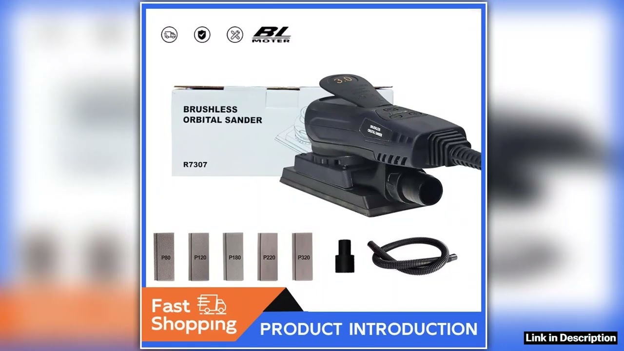 350W Car Polishing Machine Variable Speed Polisher Square 70198mm Orbit Dual Action Auto Polishers