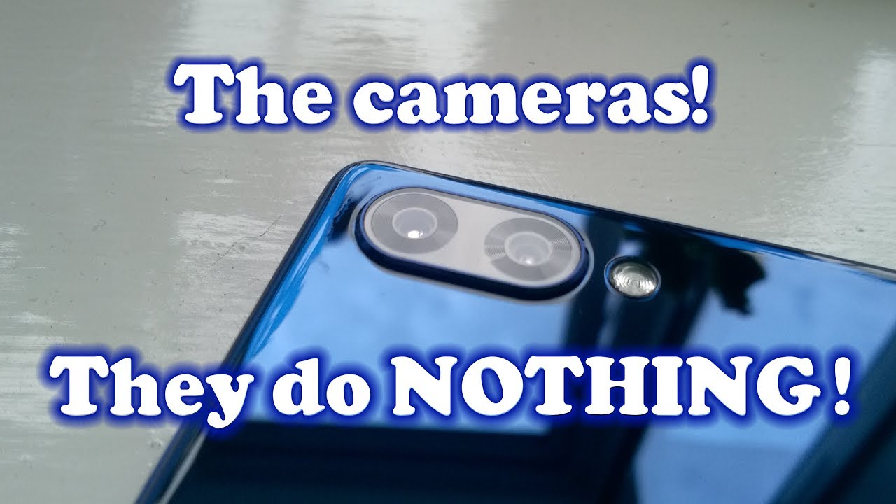 Dual Camera SHAM - 2nd Camera On Doogee Mix 5.5 Does NOTHING !