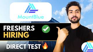 Mount Blue Hiring Freshersdirect Test Opportunity