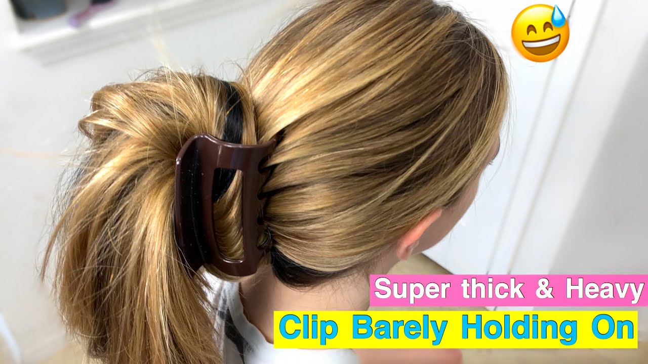 Big Hair Clip - Holds Even the Thickest Hair - wide 4